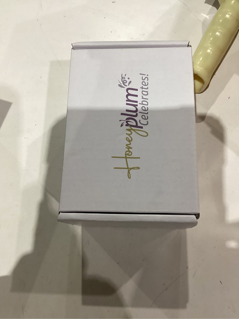 Condition photo showing New/Like New for Honeyplum Baby Shower Thank You Cards For Boy With Gold Foil Text - Bulk Set of 48 Cards With Matching Blue Envelopes - 3.5 x 5 Inches