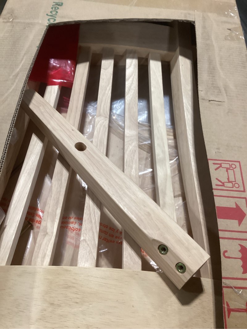 Condition photo showing Good Condition for International Concepts Tall Mission Chair with Arms, Unfinished