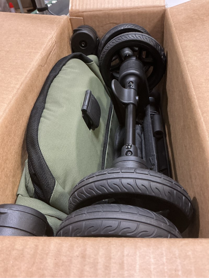 Condition photo showing Good Condition for Mompush Nexis Carbon Travel Stroller, Ultra-Lightweight 11.5 lbs, Compact & Airplane Carry-On Approved, One-Second Auto-Fold, One-Hand Full Recline, from Birth to 50 lbs, JPMA Certified