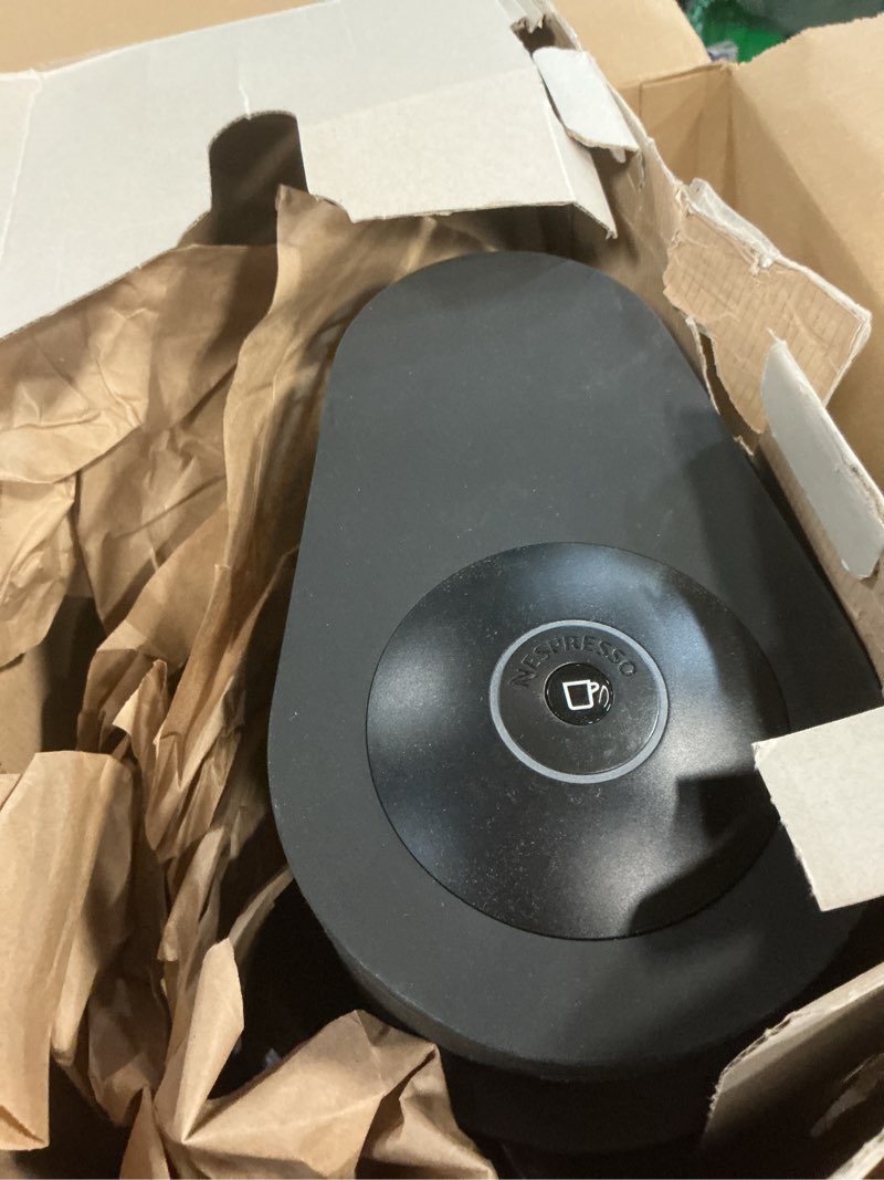 Condition photo showing As Is for Nespresso Vertuo Plus Deluxe Coffee and Espresso Maker by De'Longhi, Matte Black