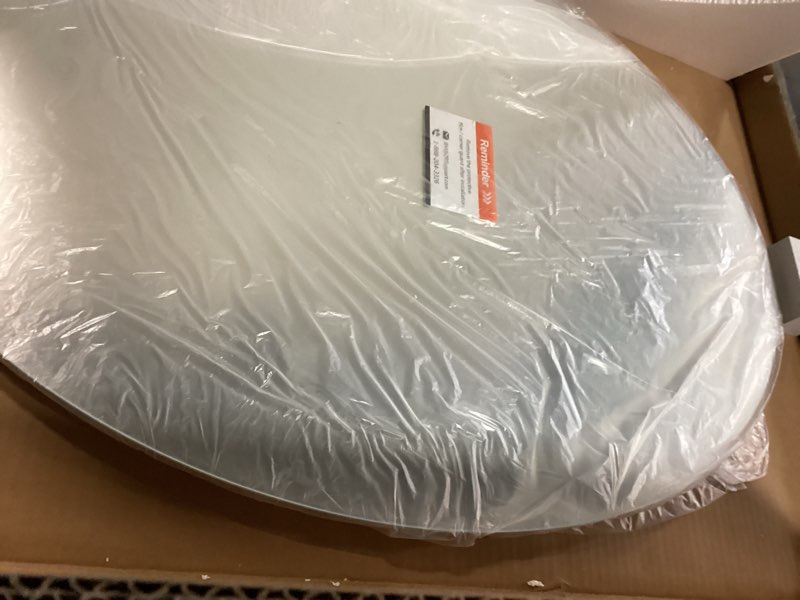 Condition photo showing Good Condition for TETOTE 20 x 28 Oval LED Mirror for Bathroom 3 Color White/Warm/Natrual Backlit Dimmable,Anti Fog,Vanity Mirror with Lights for Makeup Wall Mounted Lighted Modern Mirror 28"L x 20"W