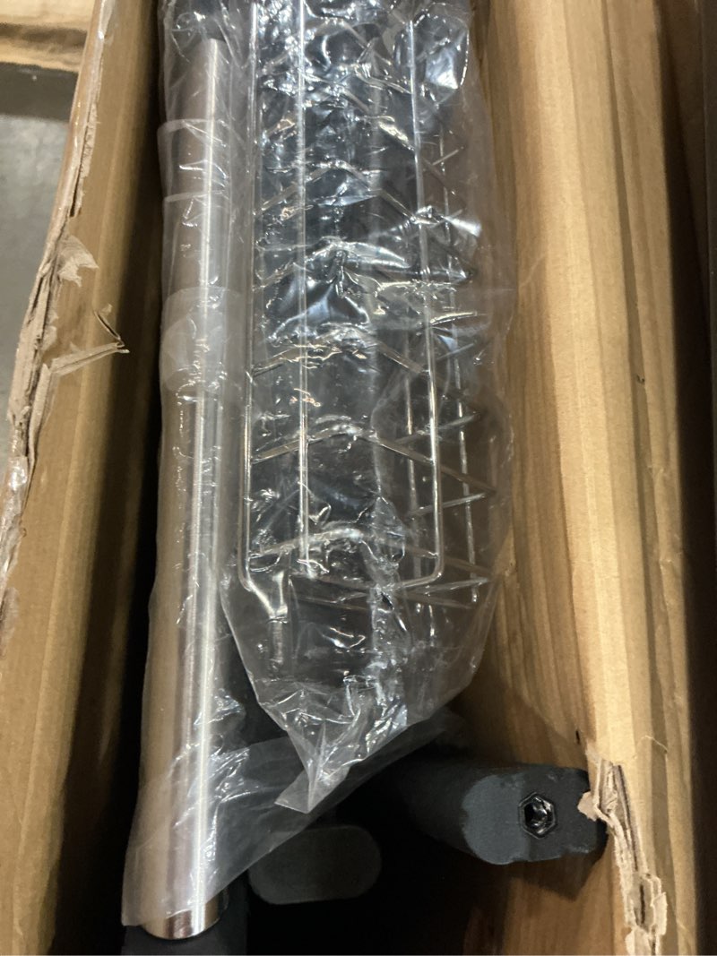 Condition photo showing As Is for portable cart for weber q1200, q1000, q2200, q2000, q2400, folding cart for outdoor bbq?portable stand for weber q series gas grills and ninja woodfire og700 series