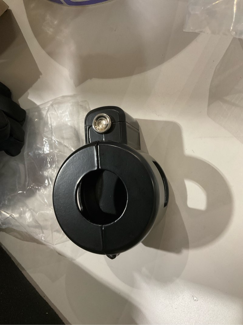 Condition photo showing As Is for Keyed Door Handle Lockout Device Cover with Code to Disable Access to Keyhole Combination Lock for Bedroom from Outside Only Fits Handle Lock with Long Connecting Shaft Please Measure Before Order