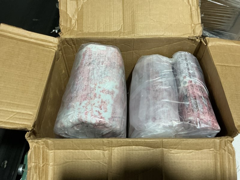 Condition photo showing Good Condition for 8x10 area rugs for living room, non-slip foldable washable rugs non shedding accent rugs for living bedroom office dining room pink ripple 8' x 10' (rectangular)