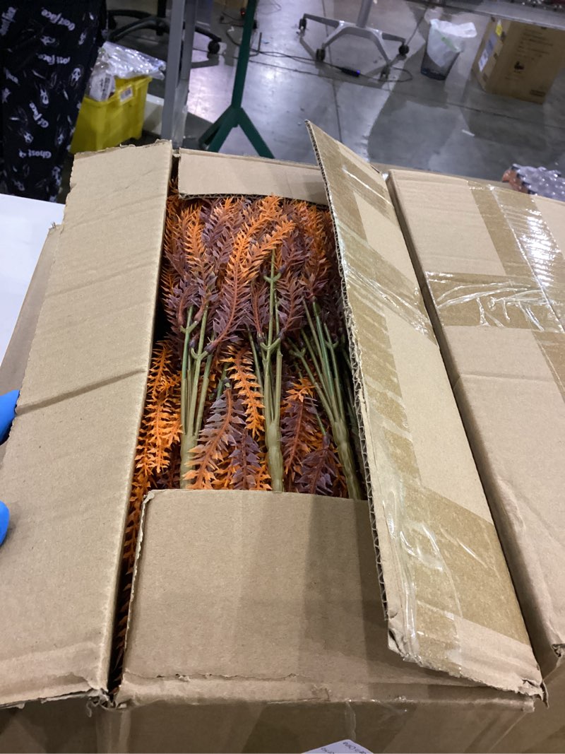 tepaler 40 pcs artificial fall flowers outdoor faux fall plants uv resistant fall flower decorations