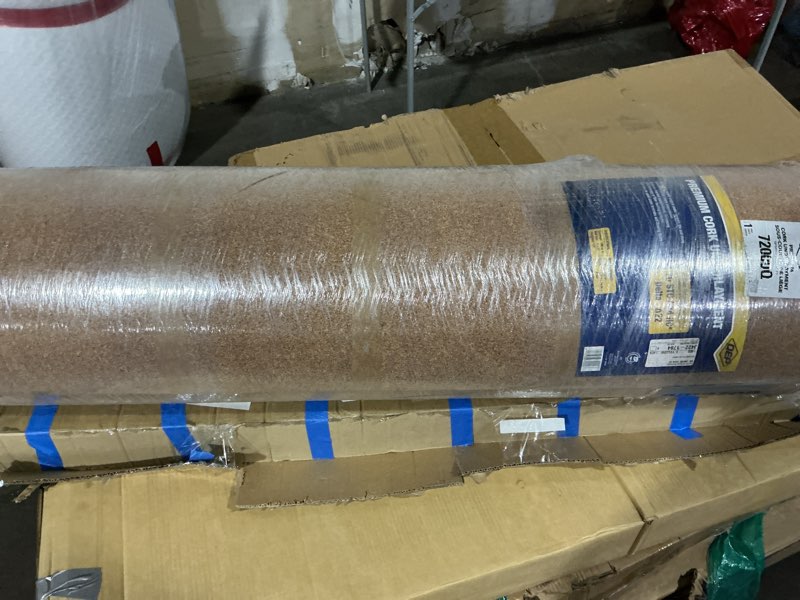 Condition photo showing Good Condition for QEP 72000Q Natural Cork Underlayment Roll - 4 ft. Wide x 50 ft. Long x 6 mm Thick - 200 sq. ft. Tile