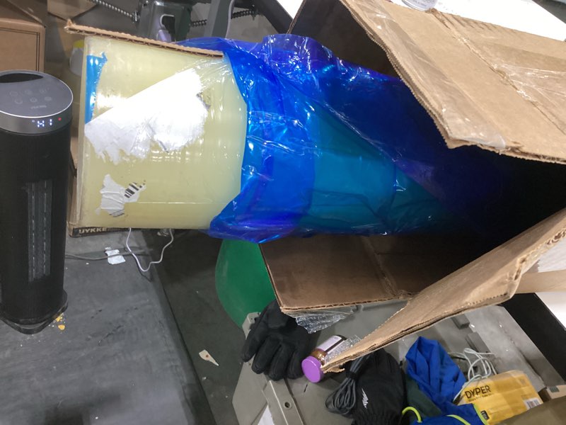 Condition photo showing Good Condition for TapeManBlue Carpet Protection Film 36" x 200' roll, Self Adhesive Plastic Carpet Protector Film with Clean Removal & Easy Unwind, Durable Protection Tape to Shield Your Surface from Dirt and Spills