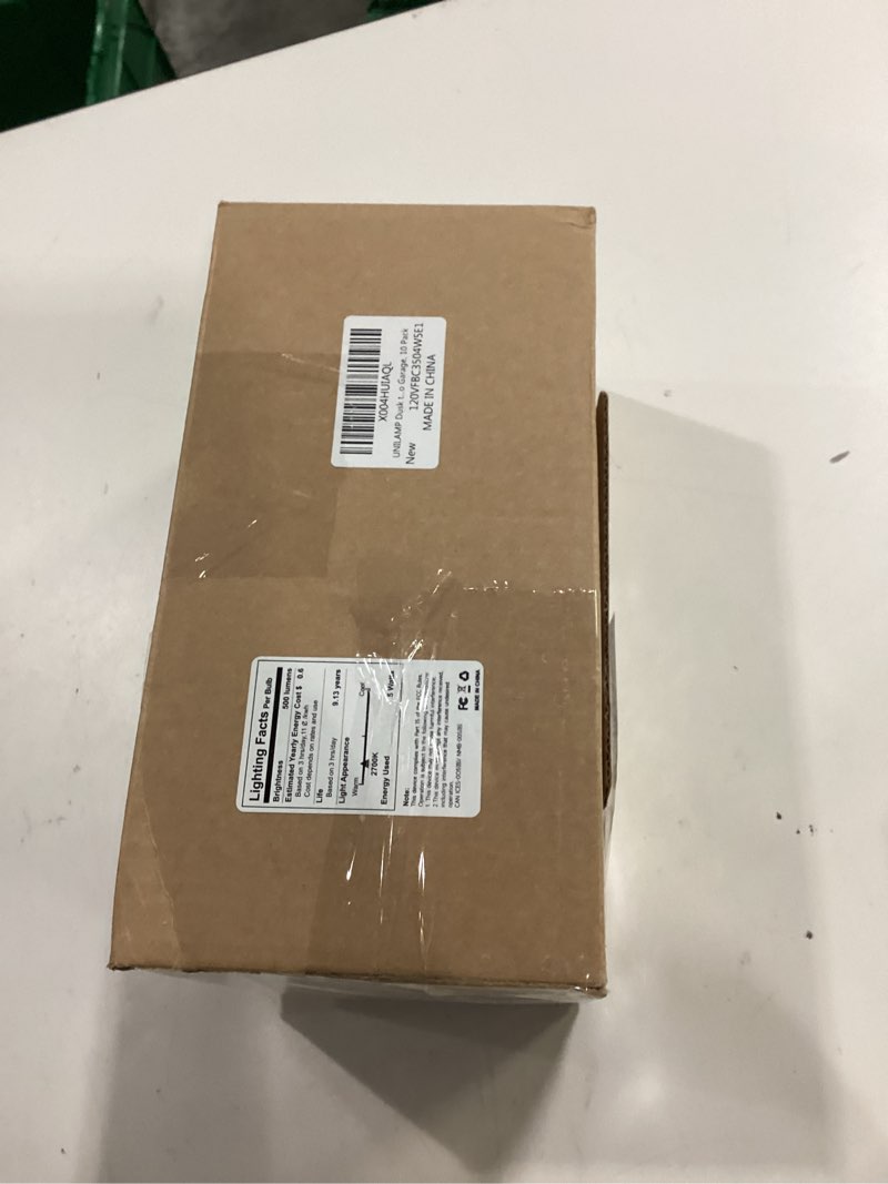 Condition photo showing New/Like New for UNILAMP Dusk to Dawn Light Bulbs, Outdoor Candelabra Light Bulbs, 5W Equivalent 40W, 2700K Soft White, 500LM, Edison Vintage Filament E12 Base, Photocell Sensor for Sconces Porch Patio Garage, 10 Pack