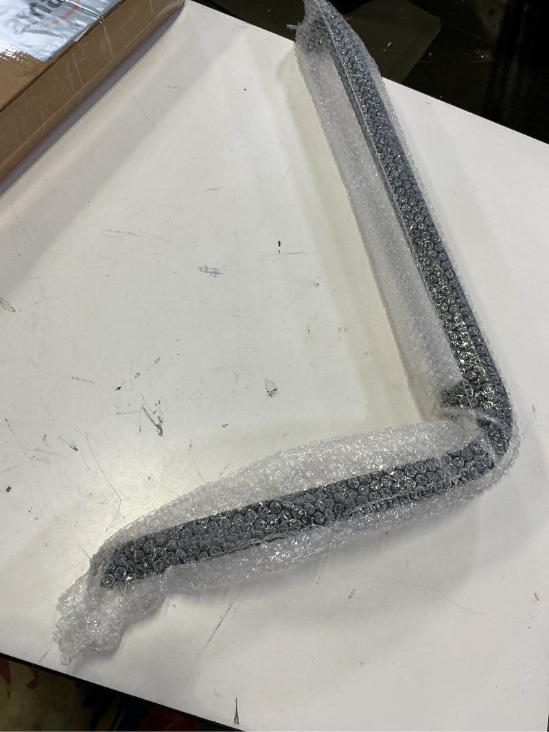 Condition photo showing Good Condition for Matte Black Angled Grab Bar 16x24 Inch, iHansee Bathroom Safety Bar w/Anti-Slip Knurled Grip, Wall Mount L Shaped Shower Handle for Elderly Senior Handicap, Toilet Bathtub Balance Support Handrail Black 16x24 Inch