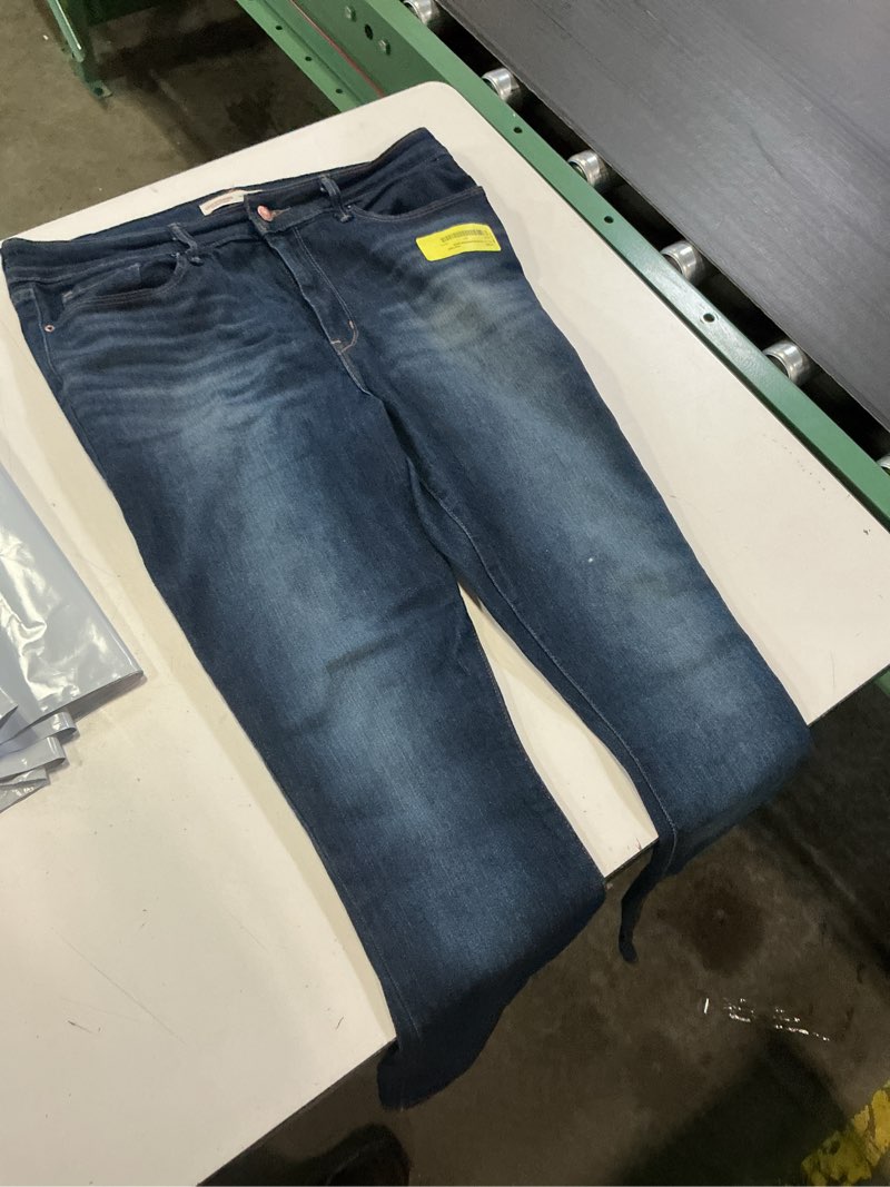 Condition photo showing Good Condition for (size 14)foundry advance flex60 men's straight fit stretch jeans blue 5-pocket
