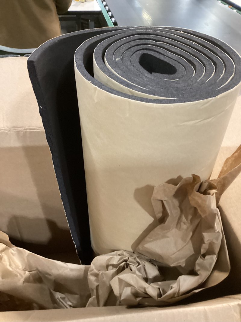 uxcell 315mil car studio sound acoustic absorption heatproof foam deadener mat 157.5"x19.7" 21.5sqft