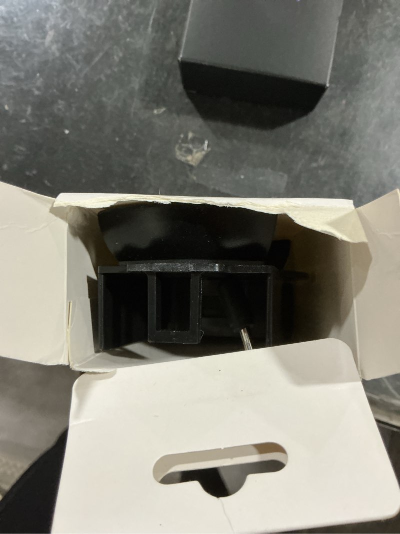 Condition photo showing New/Like New for dot genie deluxe mount for amazon echo dot 2nd generation alexa: the simplest and cleanest high-end outlet wall mount hanger stand for kitchen and bathroom speakers (black)