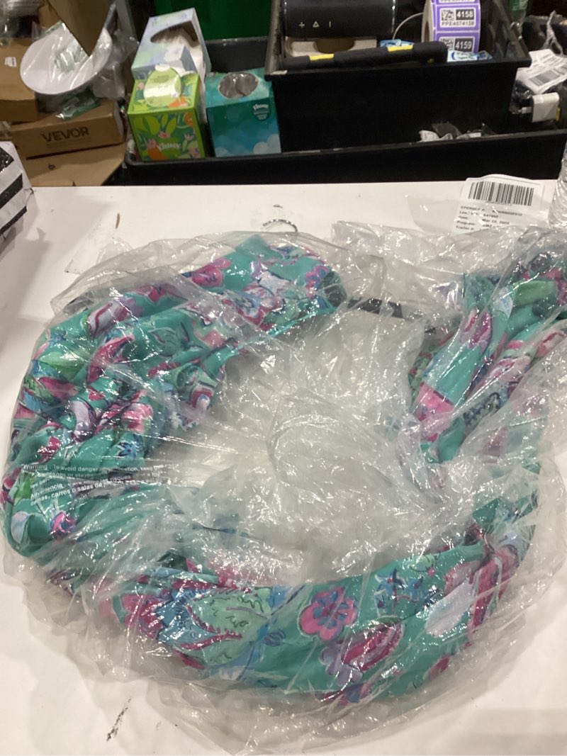 Condition photo showing Good Condition for R&M Richards Women's Sleeveless Floral Satin Halter Crossover Maxi Dress W/Waistband & Back Zipper -