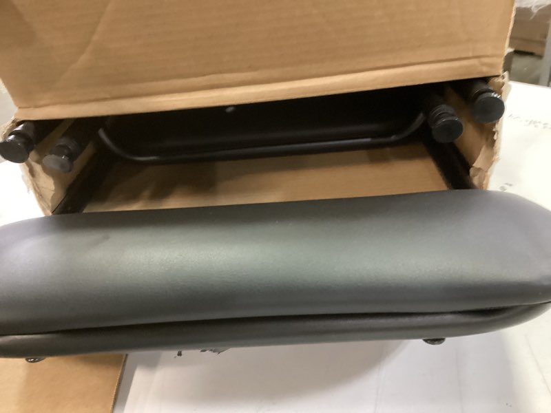 Condition photo showing Good Condition for Amazon Basics Folding Stool with footrest, 300lb Capacity, 24" Height, Black, Set of 2 2 Pack Black