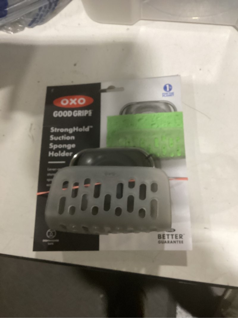 Condition photo showing Good Condition for OXO Good Grips Stronghold Suction Sponge Holder
