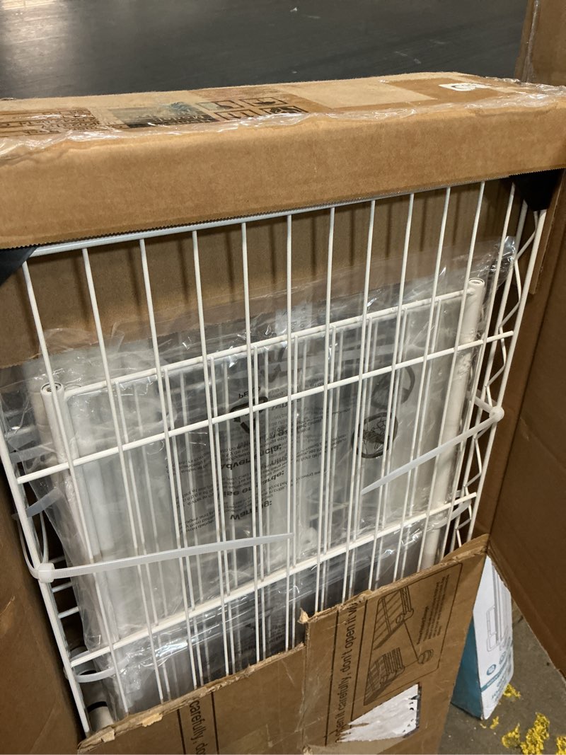 Condition photo showing Good Condition for ulifhome h41 garment rack heavy duty clothes rack, clothing racks for hanging clothes, extra large freestanding portable closet wardrobe rack 78.5'' w × 15.8'' d × 76.4'' h, max load 1150 lbs, white