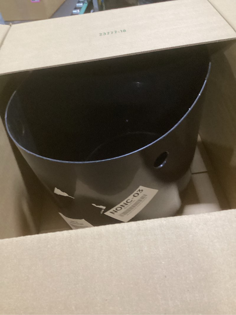 Condition photo showing As Is for IRIS USA Cat Litter Box, Large Top Entry with Litter Catching Lid and Scoop, Dog Proof, Cat Box Enclosure, Black/Gray 1 Count (Pack of 1) Black
