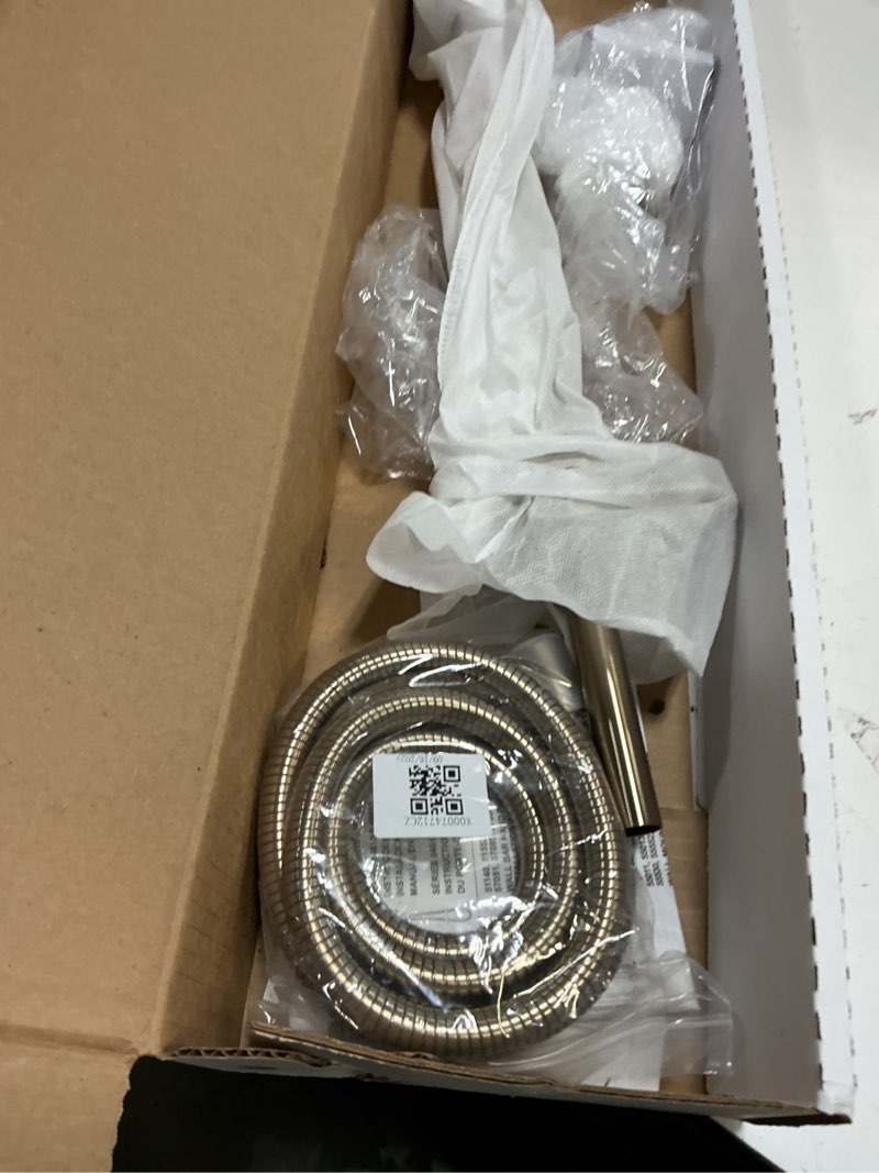 Condition photo showing Good Condition for Delta Faucet Compel Slide Bar Hand Held Shower with Hose, Gold Handheld Shower Head, Slide Bar Hand Shower, Gold Handheld Shower, Detachable Shower Head, Champagne Bronze 7085-CZ