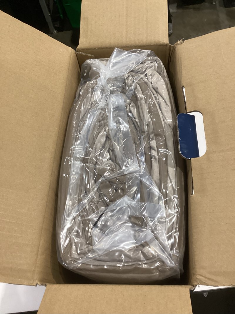 Condition photo showing New/Like New for Fredsure Crinkle Velvet Comforter Set (Khaki, King) Khaki King