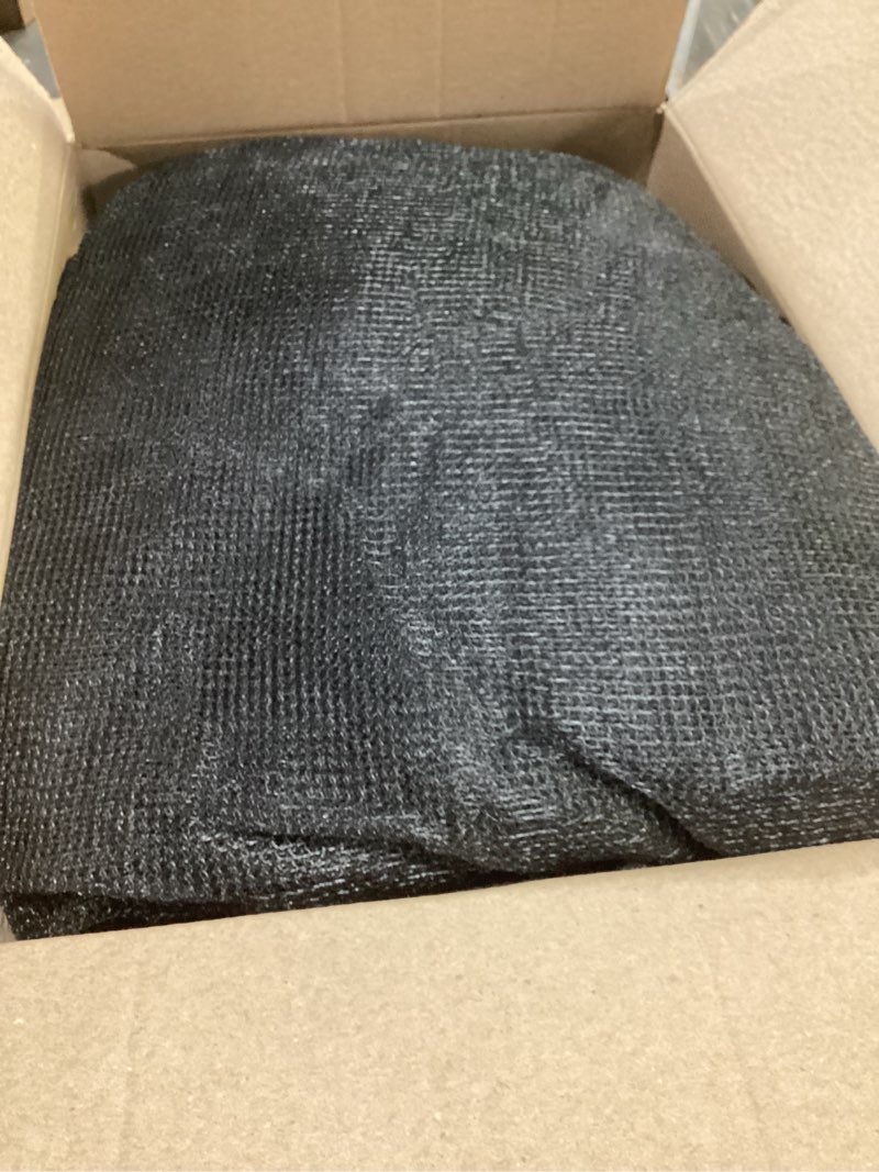 Condition photo showing Good Condition for trampoline net replacement trampoline safety round frame enclosure weather resistant breathable net with double headed zippers