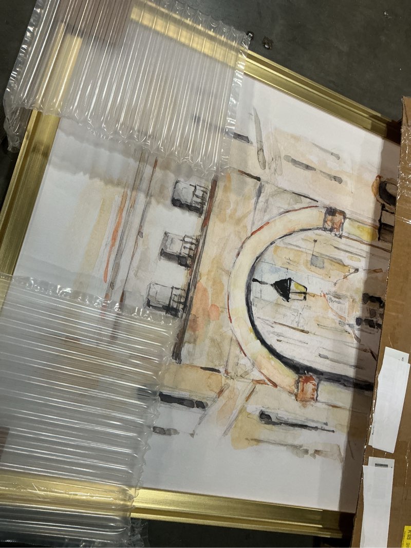 Condition photo showing Good Condition for artdirect venice market day i unframed art print giclee poster by swatland, sally - ready for framing with customization sizes 8x10, 11x14, 16x20, 24x31, 36x46, and 47x60 inches