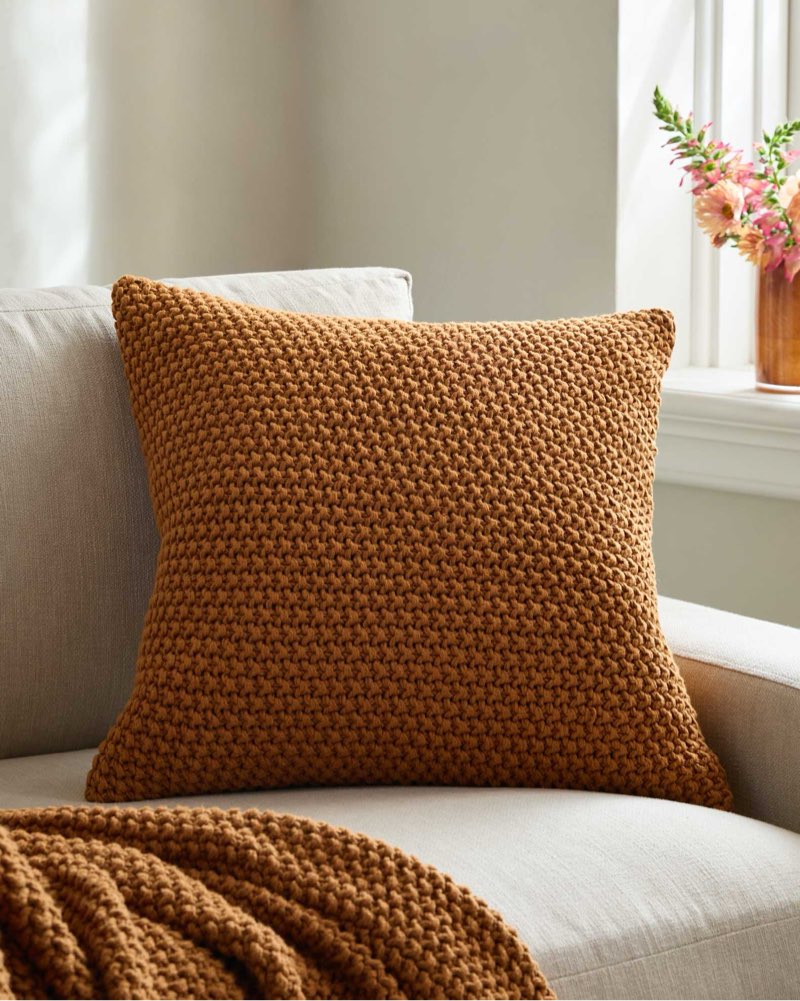 quince cotton fisherman pillow cover 20x20