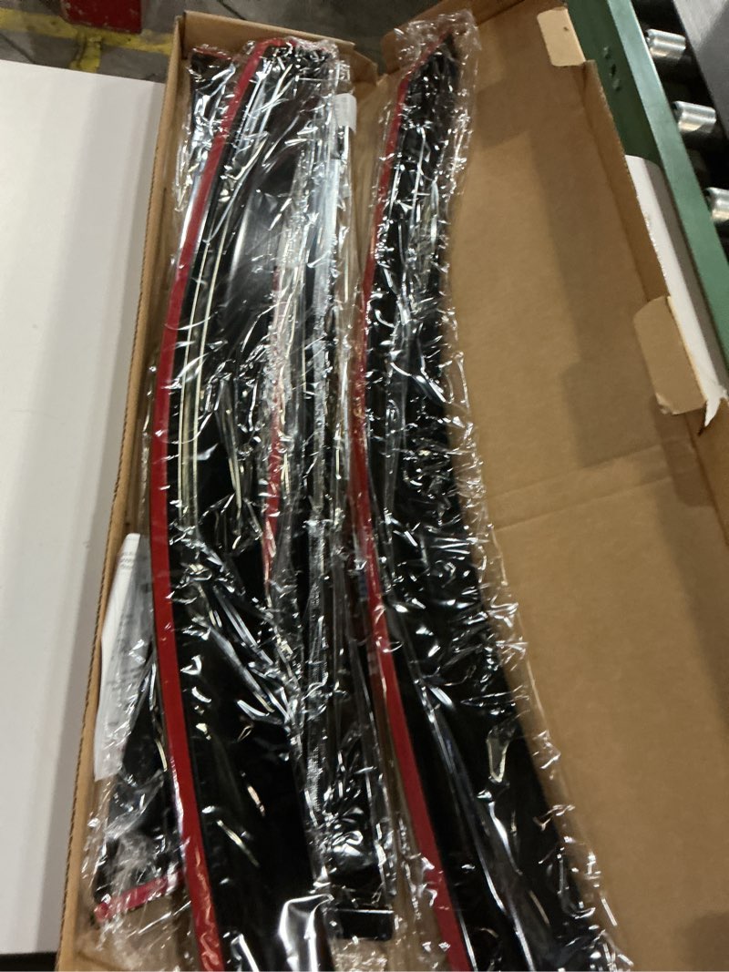 Condition photo showing New/Like New for window visors rain guards for 2006-2013 chevy impala, out-channel window vent wind deflectors visors shades for 2014-2016 impala limited