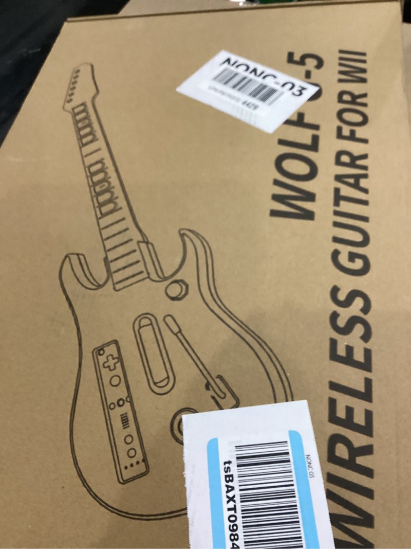 Condition photo showing Good Condition for DOYO Wireless Wii Guitar Hero Controller for Nintendo Wii, Compatible with Guitar Hero and Rock Band 2 Games with Adjustable Strap, Black (10 key) Black?10 key?