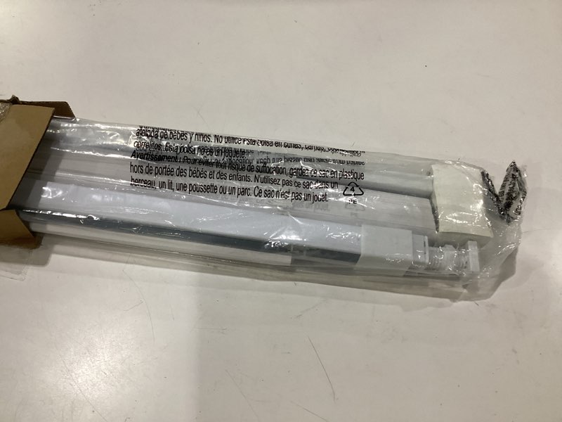 Condition photo showing Good Condition for unishades no drill blinds for windows 1" vinyl l-shaped slats cordless mini blinds for home, for window size 20" w × 36" h white white 20" w × 36" h