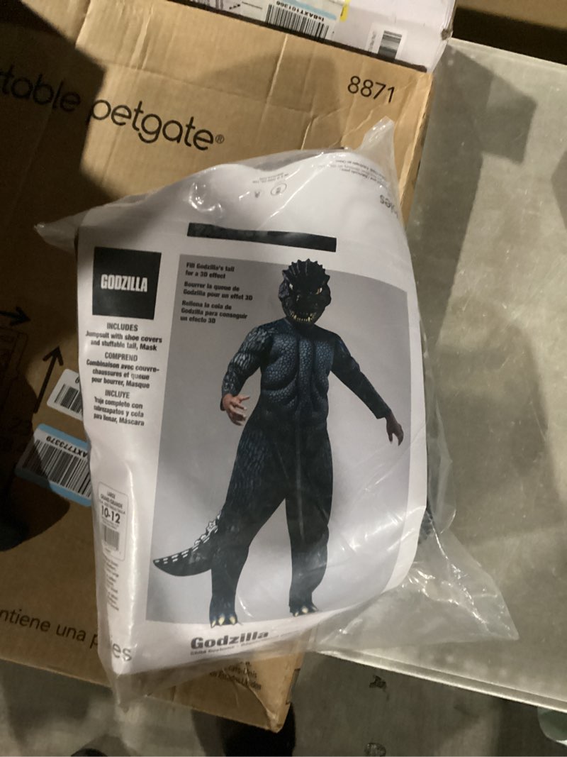 Condition photo showing Good Condition for rubie's child's godzilla classic godzilla costume large