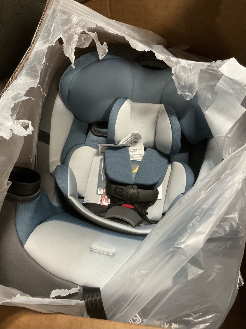 Condition photo showing Good Condition for safety 1st grow and go all-in-one slim convertible car seat, rear facing, 5-40 lbs, forward facing (30–65 lbs), high back booster seat 40-100 pounds, alaskan blue alaskan blue original