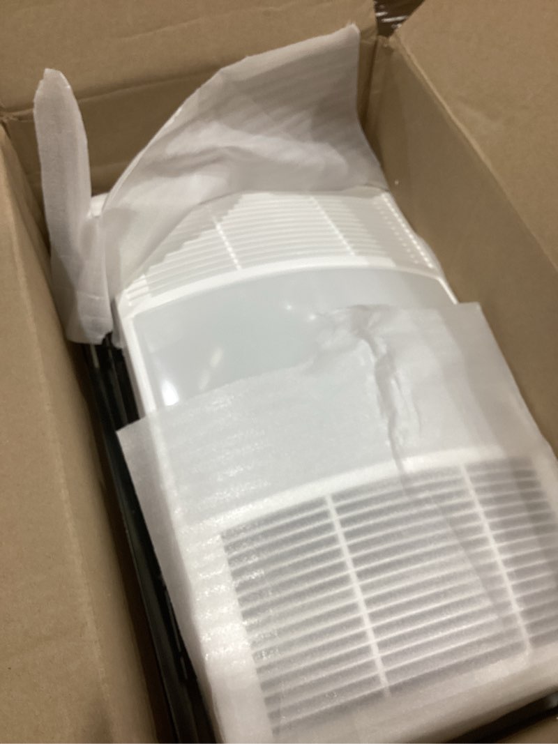 Condition photo showing Good Condition for broan-nutone bathroom exhaust fan with heater quiet 1.5 sones, 80 cfm and 3-level cct lighting, powerful ventilation and warm comfort for any bathroom