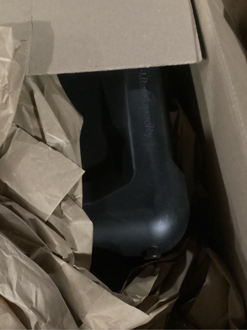 Condition photo showing Good Condition for Performance Tool W4077 16-Quart Oil Drain Container, Deep Drain Well, Integrated Handle, Sealing Rubber Gaskets, Black 16 Quart Drain Pan