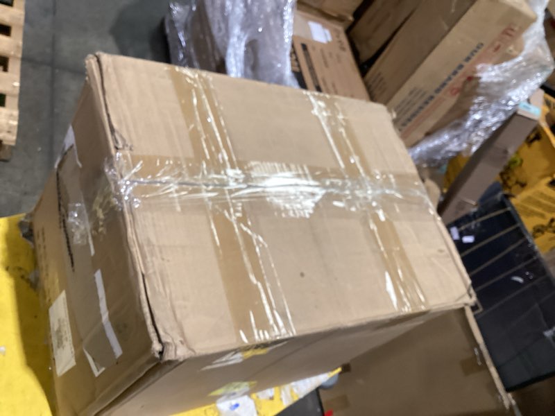 Condition photo showing As Is for 50ft×40ft white ceiling drapes for weddings parties,10 panels 5×40ft long ceiling curtain for tent canopy,wrinkle free silk easy to draping&hang white drapes for event church stage photo bedroom white w5ft×h40ft_10 panels