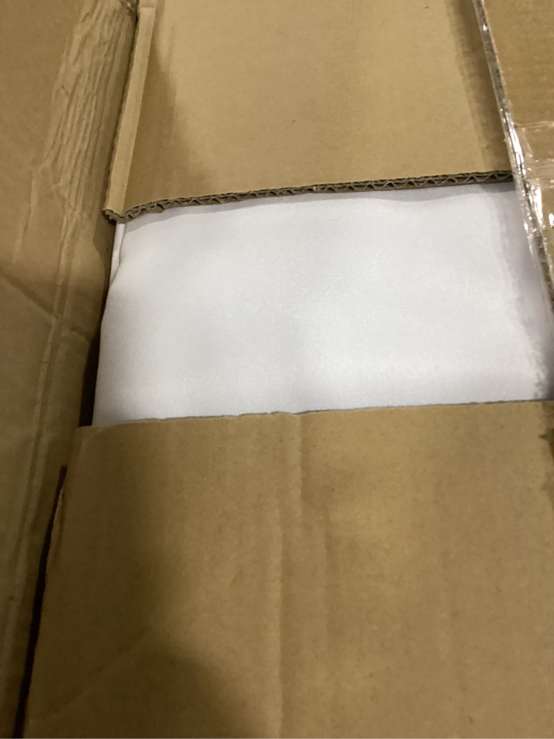 Condition photo showing Good Condition for sancua 6 Pack White Tablecloth 90 x 156 Inch - Rectangle Table Cloth for 8 Feet Tables Stain and Wrinkle Resistant Washable Polyester Table Cover for Dining Wedding Banquet Party Buffet Restaurant White 6 Pack 90x156 Inch Tablecloth