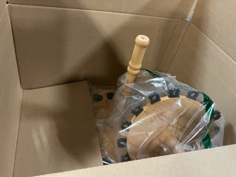 Condition photo showing As Is for Rush Creek Creations | Rod Holder for 16 Fishing Poles, Garage Organization and Storage, for Reels, Gear, Accessories, Tackle Box Light Wood Grain 16-Rod