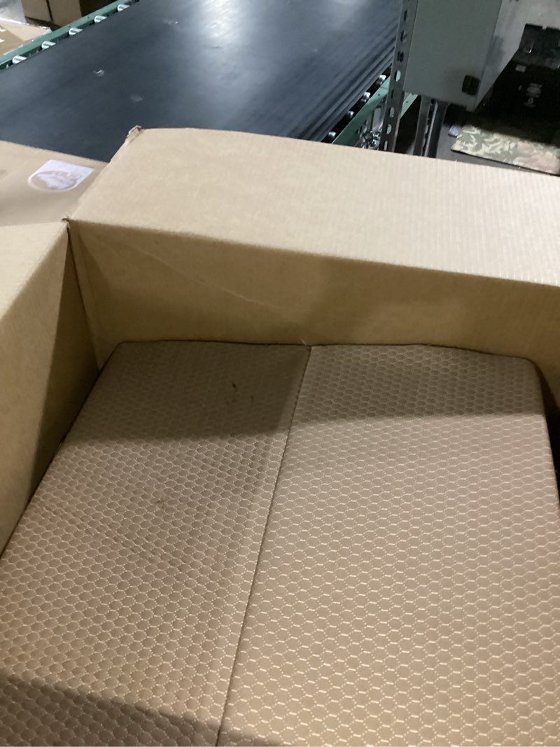 Condition photo showing Good Condition for Bedluxe Adjustable 4pcs Bed Wedge Pillow Set, Memory Foam Wedges Pillow Post Surgery for Back, Neck, Leg Pain Relief, Pillows Wedge for Sleeping, Sitting up in Bed, Acid Reflux and GERD, Brown Brown Adjustable 9&12 Inch + 2 Head Pillow