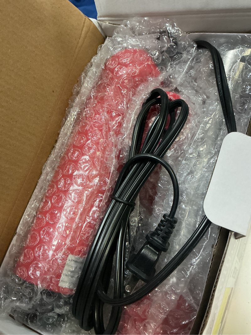 Condition photo showing New/Like New for linkchef immersion blender, 20-speed 1000w 5-in-1 immersion hand blender, stick blender with turbo mode, baby food processor with chopper, blender for kitchen with 600ml beaker (red)