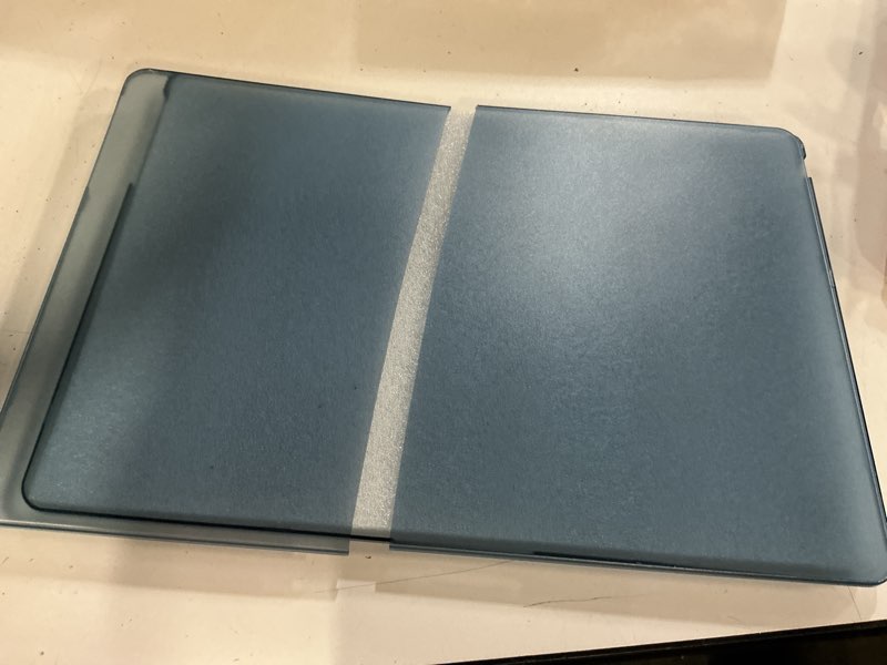 Condition photo showing As Is for soonjet for macbook air 15 inch case | m5 m4 m3 m2 2026 2025-2023 | 100% match official color | closes seamlessly | hard shell laptop cover | a3448 a3241 a3114 a2941 | midnight clear