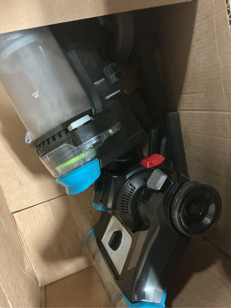 Condition photo showing As Is for Bissell 2254 CleanView Swivel Rewind Pet Upright Bagless Vacuum, Automatic Cord Rewind, Swivel Steering, Powerful Pet Hair Pickup, Specialized Pet Tools, Large Capacity Dirt Tank, Teal