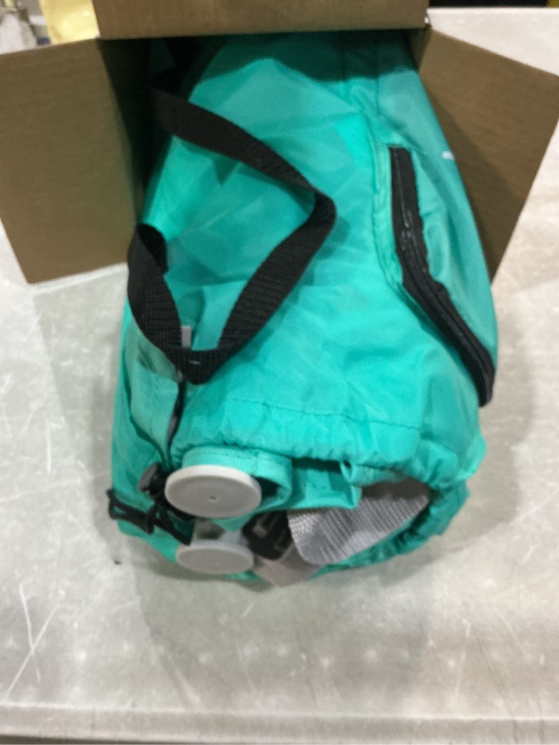 Condition photo showing New/Like New for bright starts pop n sit portable booster seat - teal