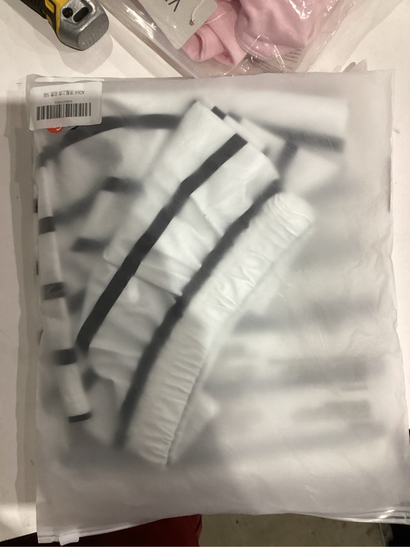 Condition photo showing New/Like New for CERYIWER Women Striped Strapless Bandeau Tank Tube Tops Summer Backless Shirts X-Large White