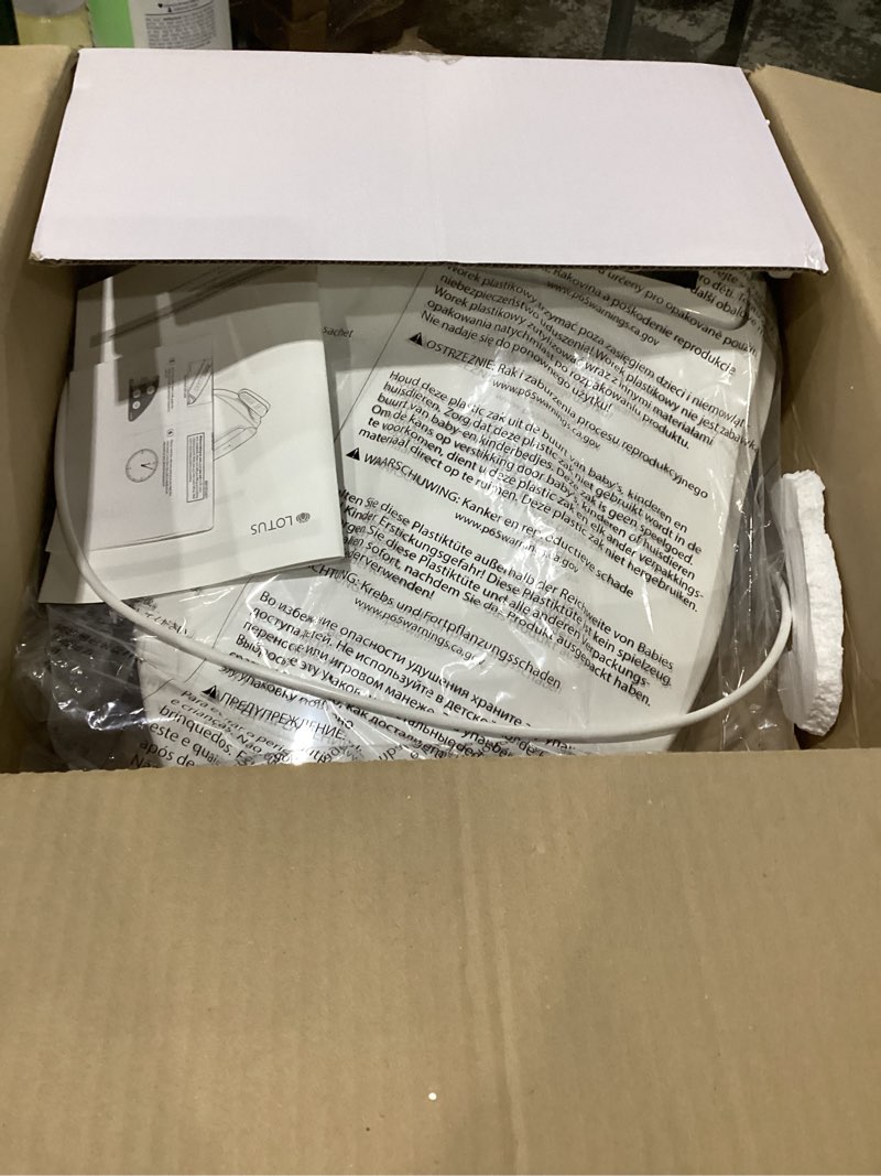 Condition photo showing As Is for lotus bidet seat ats-800 round, heated seat, temperature controlled wash, warm air dryer, easy diy installation, made in korea ats - 800 (round)