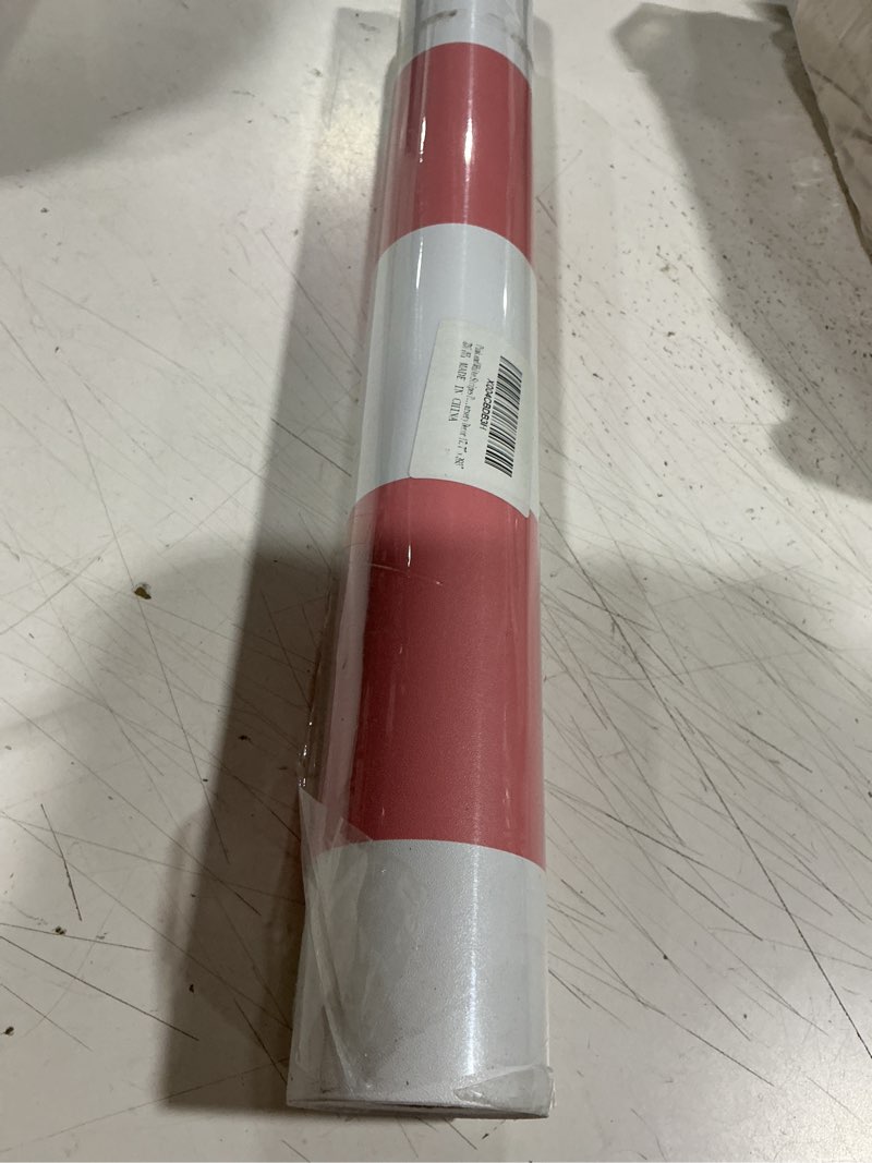 Condition photo showing Good Condition for pink and white stripes peel & stick shelf liner removable contact paper wallpaper for drawer cabinet nursery decor 17.7" x 393"