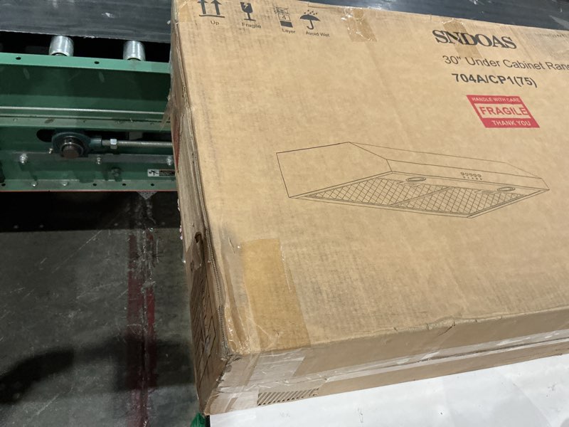 Condition photo showing As Is for sndoas model number 704a/cp1(75)