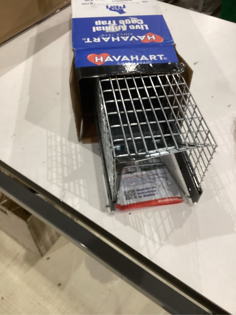 Condition photo showing Good Condition for havahart small 1-door humane live catch and release animal trap for squirrels, weasels, chipmunks, and other animals - humane catch and release for small animals - 1026