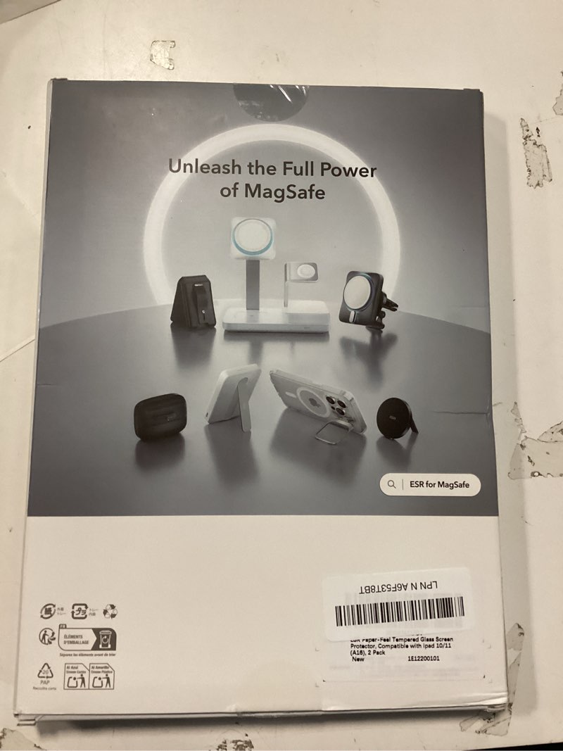 Condition photo showing New/Like New for ESR 2 Pack Paper-Feel Screen Protectors for iPad A16 11th/10th Generation (11 Inch/10.9, 2025/2022), Write and Draw Like on Paper, 9H Tempered Glass, Matte Writing Film with Alignment Frame,Anti-Glare 11th/10th Gen (2025/2022) 2 Pack Paper-Feel