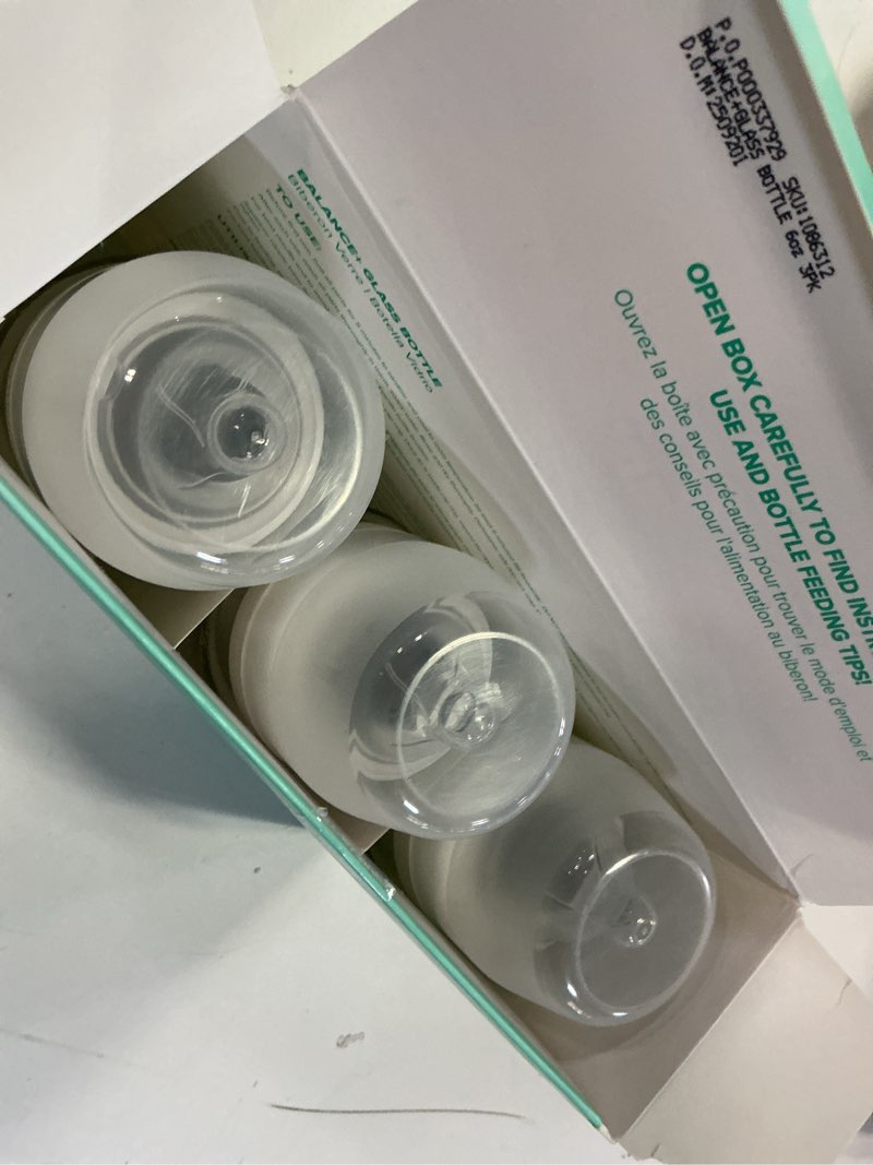 Condition photo showing Good Condition for evenflo 3pk balance wide-neck anti-colic baby bottles glass - 6oz: bpa-free, level 1 slow flow, 3-pack