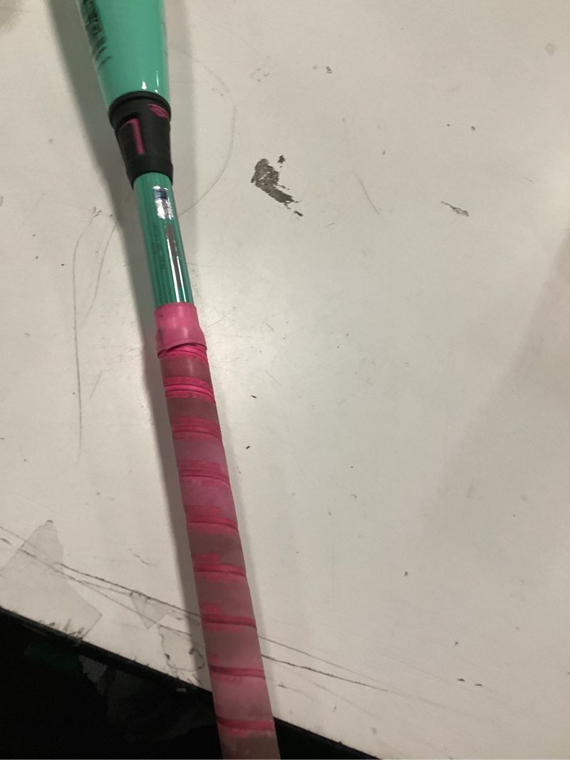Condition photo showing As Is for Louisville Slugger 2026 Supra™ 2 ¾” USSSA Baseball Bats Neon Mint/Pink -10 29 Inches