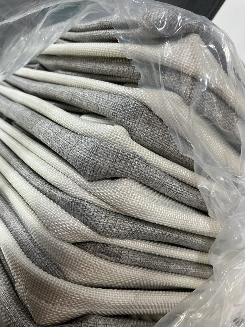Condition photo showing Good Condition for meekoo 8 pack collapsible storage bins fabric storage bins polyester fabric baskets with handles linen closet organizer for shelf home closet towels toys(17 x 12 x 15 in,gray white) gray white 17 x 12 x 15 in